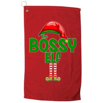 The Grumpy Elf Matching Christmas Golf Towel