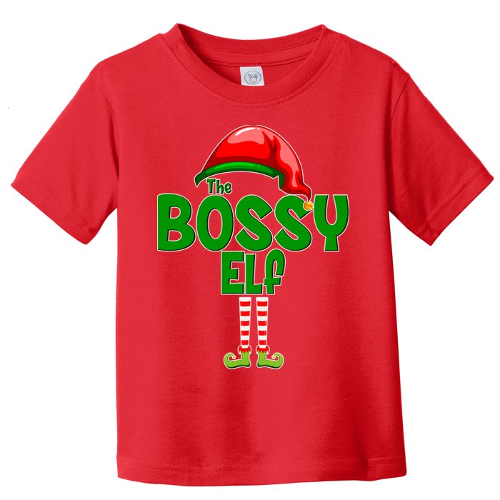 The Grumpy Elf Matching Christmas Toddler T-Shirt
