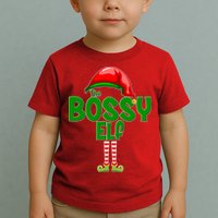 The Grumpy Elf Matching Christmas Toddler T-Shirt