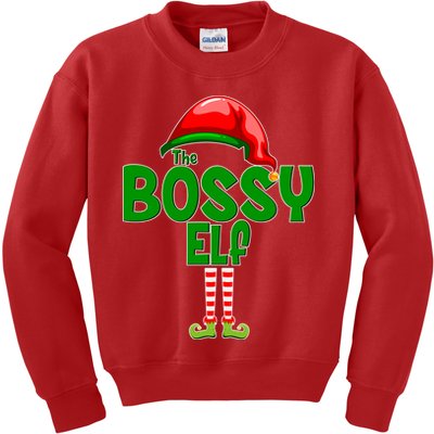 The Grumpy Elf Matching Christmas Kids Sweatshirt