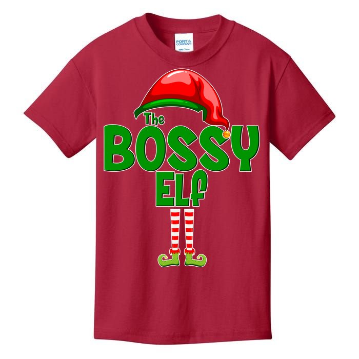 The Grumpy Elf Matching Christmas Kids T-Shirt