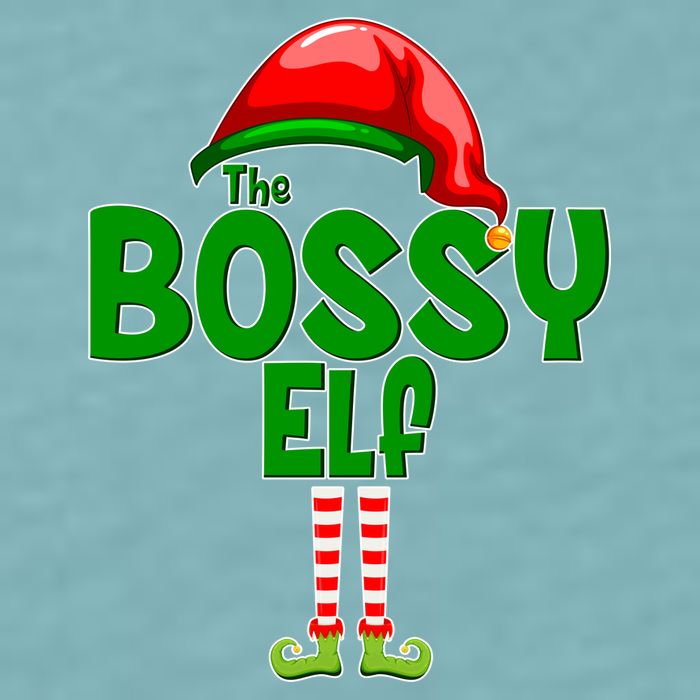 The Grumpy Elf Matching Christmas Sueded Cloud Jersey T-Shirt