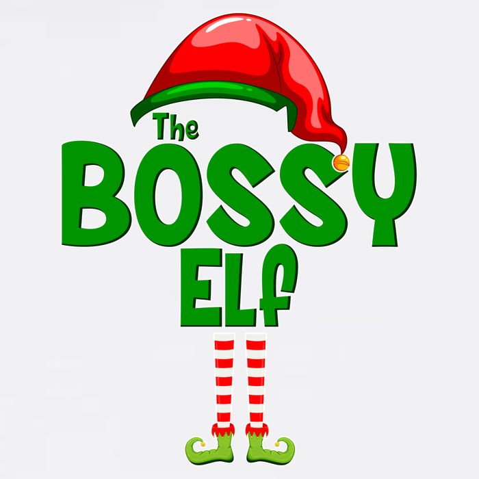 The Grumpy Elf Matching Christmas Garment-Dyed Sweatshirt