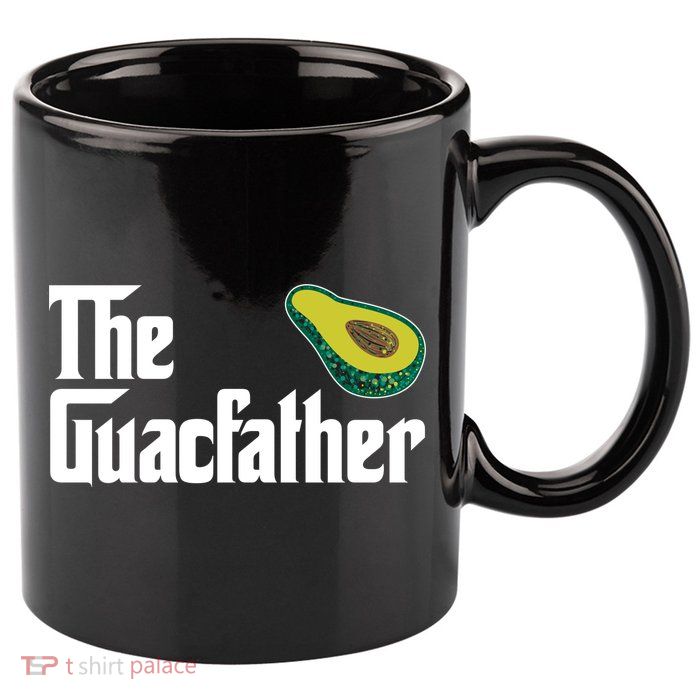 The Guacfather 11oz C Handle Ceramic Mug