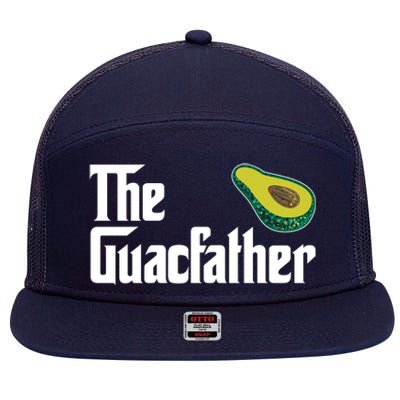 The Guacfather 7 Panel Mesh Trucker Snapback Hat