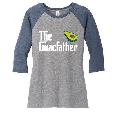 The Guacfather Women's Tri-Blend 3/4-Sleeve Raglan Shirt