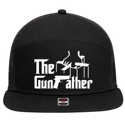 The Gun Father 7 Panel Mesh Trucker Snapback Hat