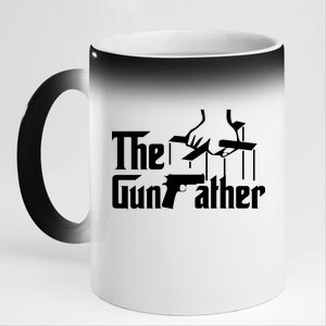 The Gun Father 11oz Black Color Changing Mug