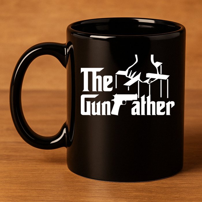 The Gun Father 11oz C Handle Ceramic Mug