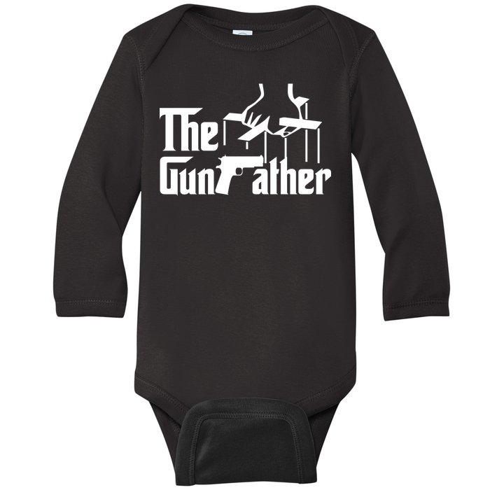 The Gun Father Baby Long Sleeve Bodysuit