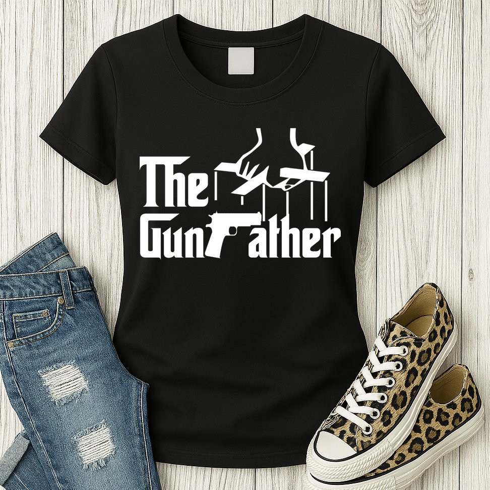 The Gun Father Womens T-Shirt