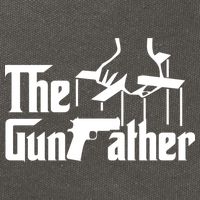 The Gun Father Cotton Canvas Backpack