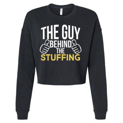 The Guy Behind The Stuffing Cropped Pullover Crew