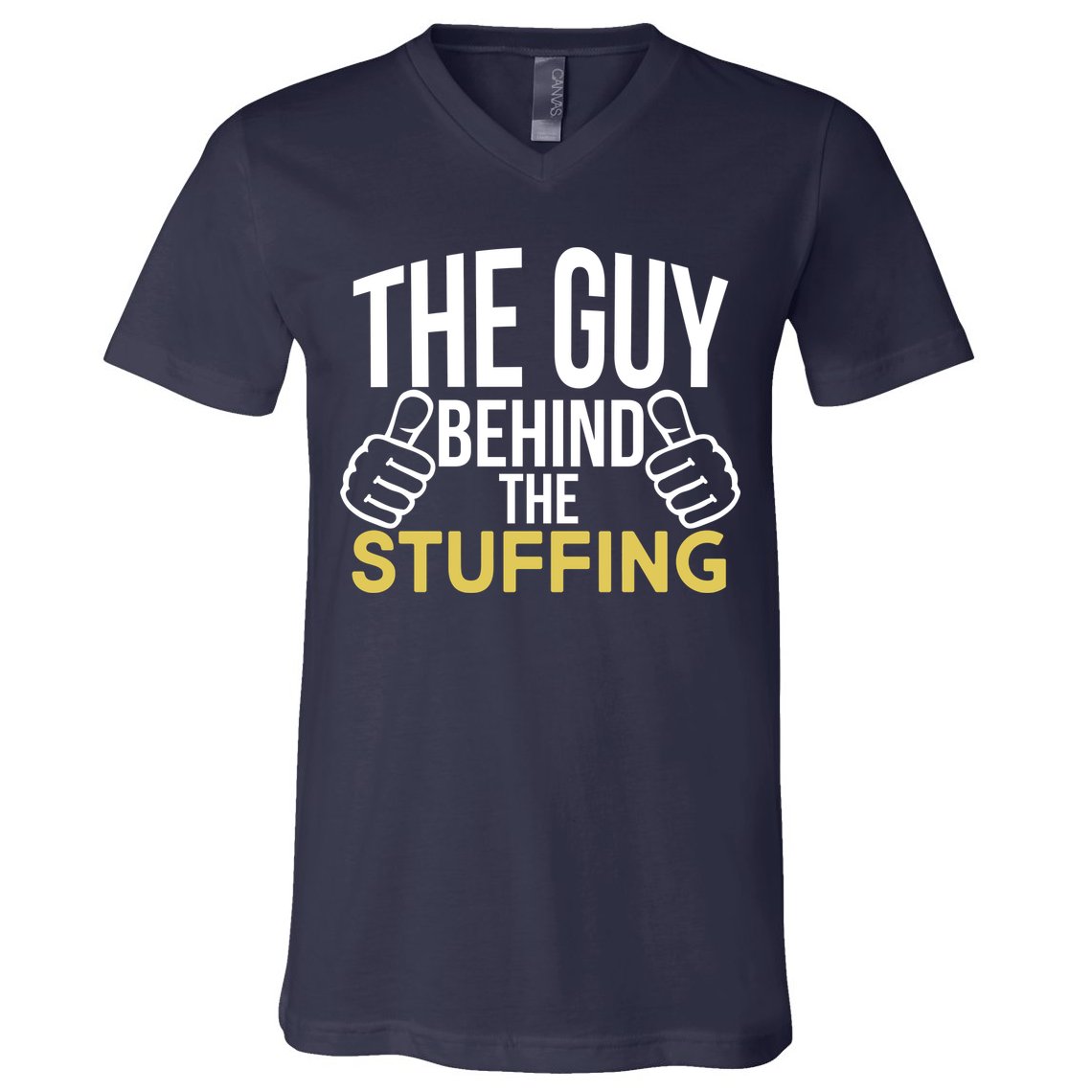 The Guy Behind The Stuffing V-Neck T-Shirt