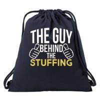 The Guy Behind The Stuffing Drawstring Bag