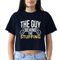 The Guy Behind The Stuffing Crop Top