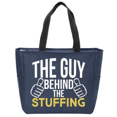 The Guy Behind The Stuffing Zip Tote Bag