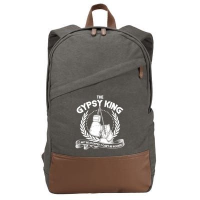 The Gypsy King Boxing Cotton Canvas Backpack