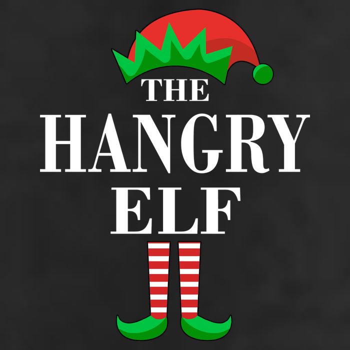 The Hangry Elf Funny Family Matching Christmas Cool Comfort Performance Bucket Hat