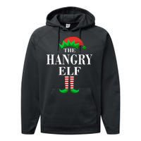 The Hangry Elf Funny Family Matching Christmas Performance Fleece Hoodie