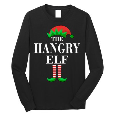 The Hangry Elf Funny Family Matching Christmas Long Sleeve Shirt