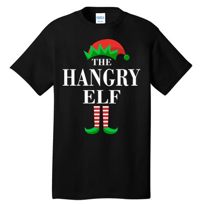 The Hangry Elf Funny Family Matching Christmas Tall T-Shirt