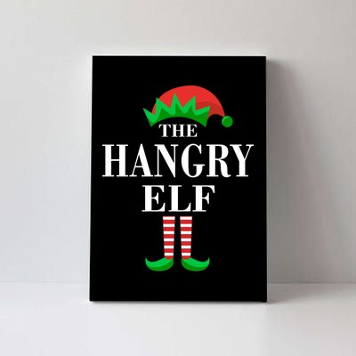 The Hangry Elf Funny Family Matching Christmas Canvas