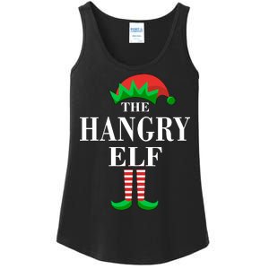 The Hangry Elf Funny Family Matching Christmas Ladies Essential Tank