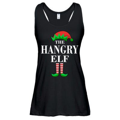 The Hangry Elf Funny Family Matching Christmas Ladies Essential Flowy Tank