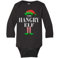 The Hangry Elf Funny Family Matching Christmas Baby Long Sleeve Bodysuit