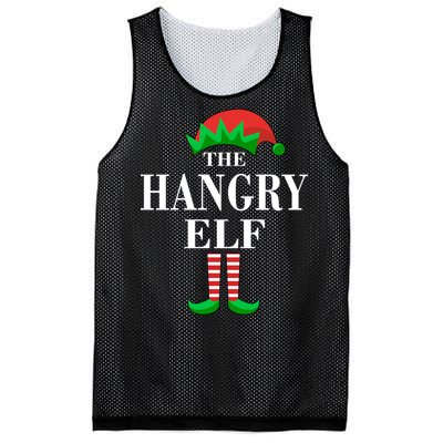 The Hangry Elf Funny Family Matching Christmas Mesh Reversible Basketball Jersey Tank