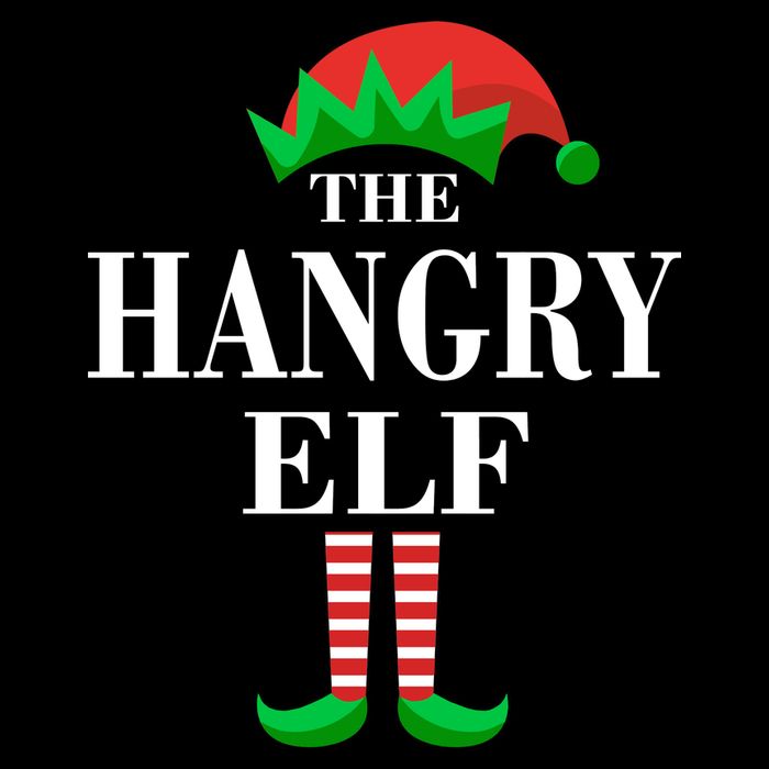 The Hangry Elf Funny Family Matching Christmas Magnet