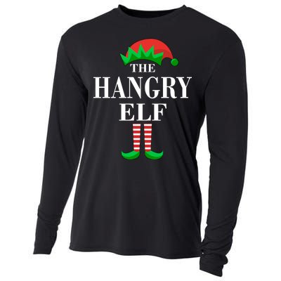 The Hangry Elf Funny Family Matching Christmas Cooling Performance Long Sleeve Crew