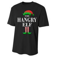 The Hangry Elf Funny Family Matching Christmas Performance Sprint T-Shirt