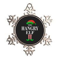 The Hangry Elf Funny Family Matching Christmas Metallic Star Ornament