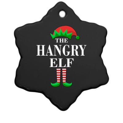 The Hangry Elf Funny Family Matching Christmas Ceramic Star Ornament