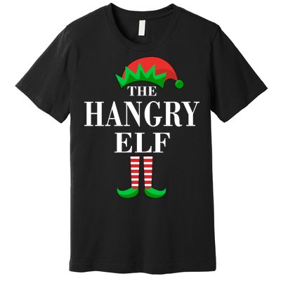 The Hangry Elf Funny Family Matching Christmas Premium T-Shirt