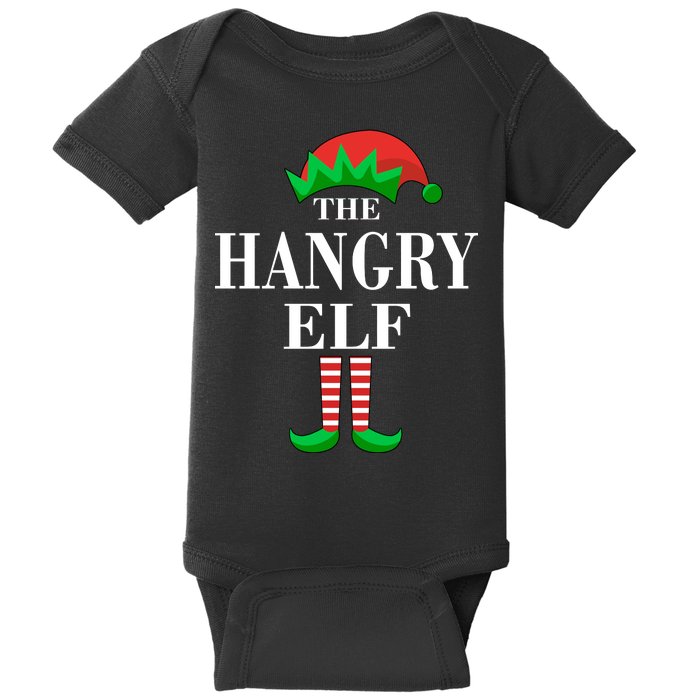 The Hangry Elf Funny Family Matching Christmas Baby Bodysuit