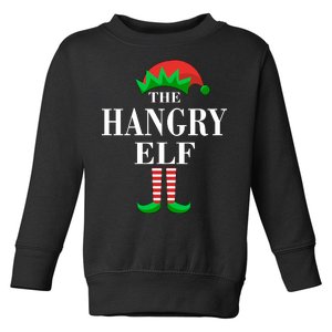 The Hangry Elf Funny Family Matching Christmas Toddler Sweatshirt