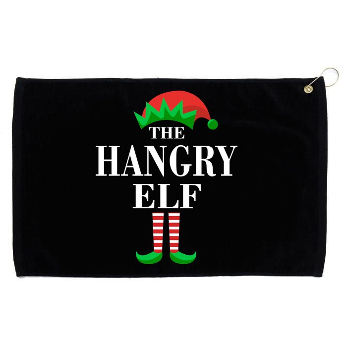 The Hangry Elf Funny Family Matching Christmas Grommeted Golf Towel