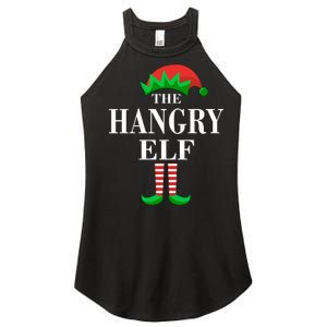 The Hangry Elf Funny Family Matching Christmas Women's Perfect Tri Rocker Tank