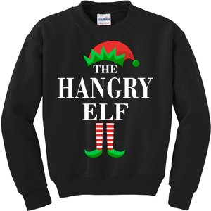 The Hangry Elf Funny Family Matching Christmas Kids Sweatshirt