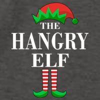 The Hangry Elf Funny Family Matching Christmas Vector Backpack