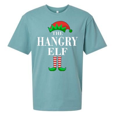 The Hangry Elf Funny Family Matching Christmas Sueded Cloud Jersey T-Shirt