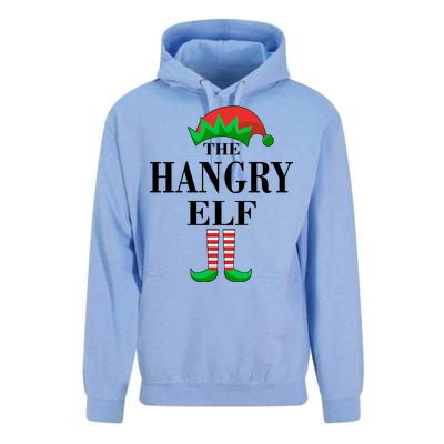 The Hangry Elf Funny Family Matching Christmas Unisex Surf Hoodie