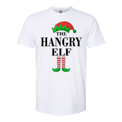 The Hangry Elf Funny Family Matching Christmas Softstyle CVC T-Shirt