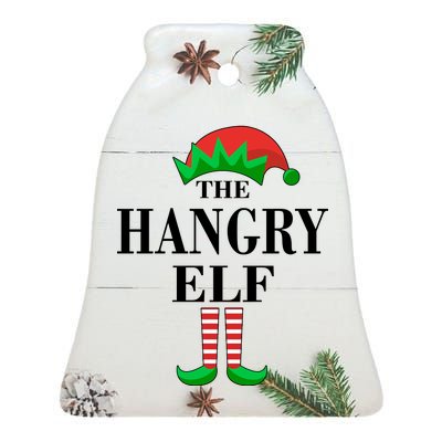 The Hangry Elf Funny Family Matching Christmas Ceramic Bell Ornament