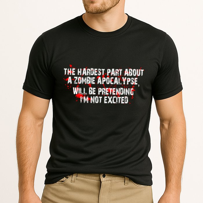 The Hardest Part About The Zombie Apocalypse Performance Shirt