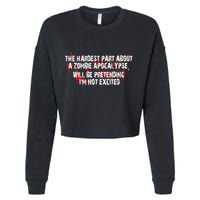 The Hardest Part About The Zombie Apocalypse Cropped Pullover Crew