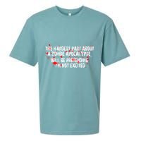 The Hardest Part About The Zombie Apocalypse Sueded Cloud Jersey T-Shirt